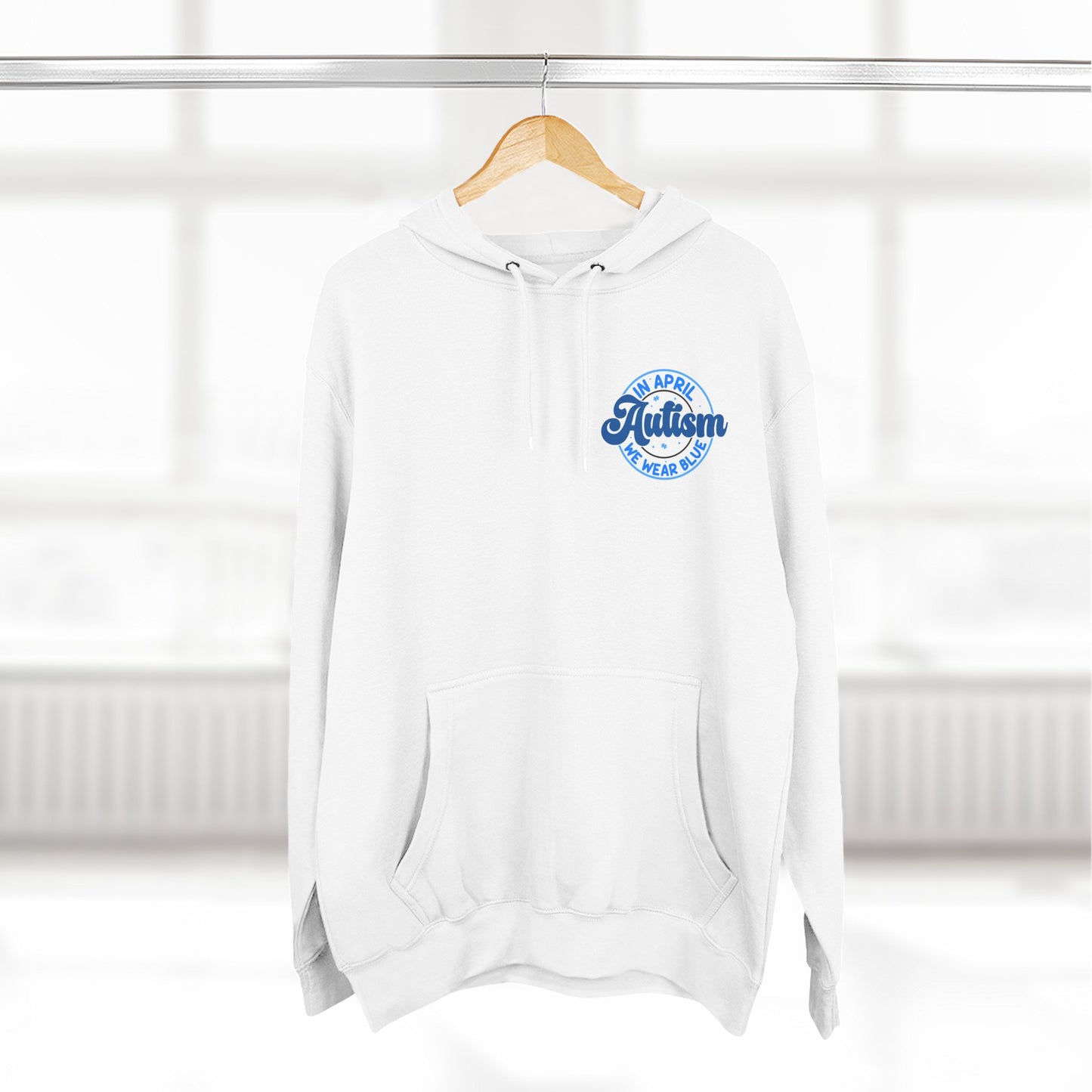 In April We Wear Blue Adult Hoodie