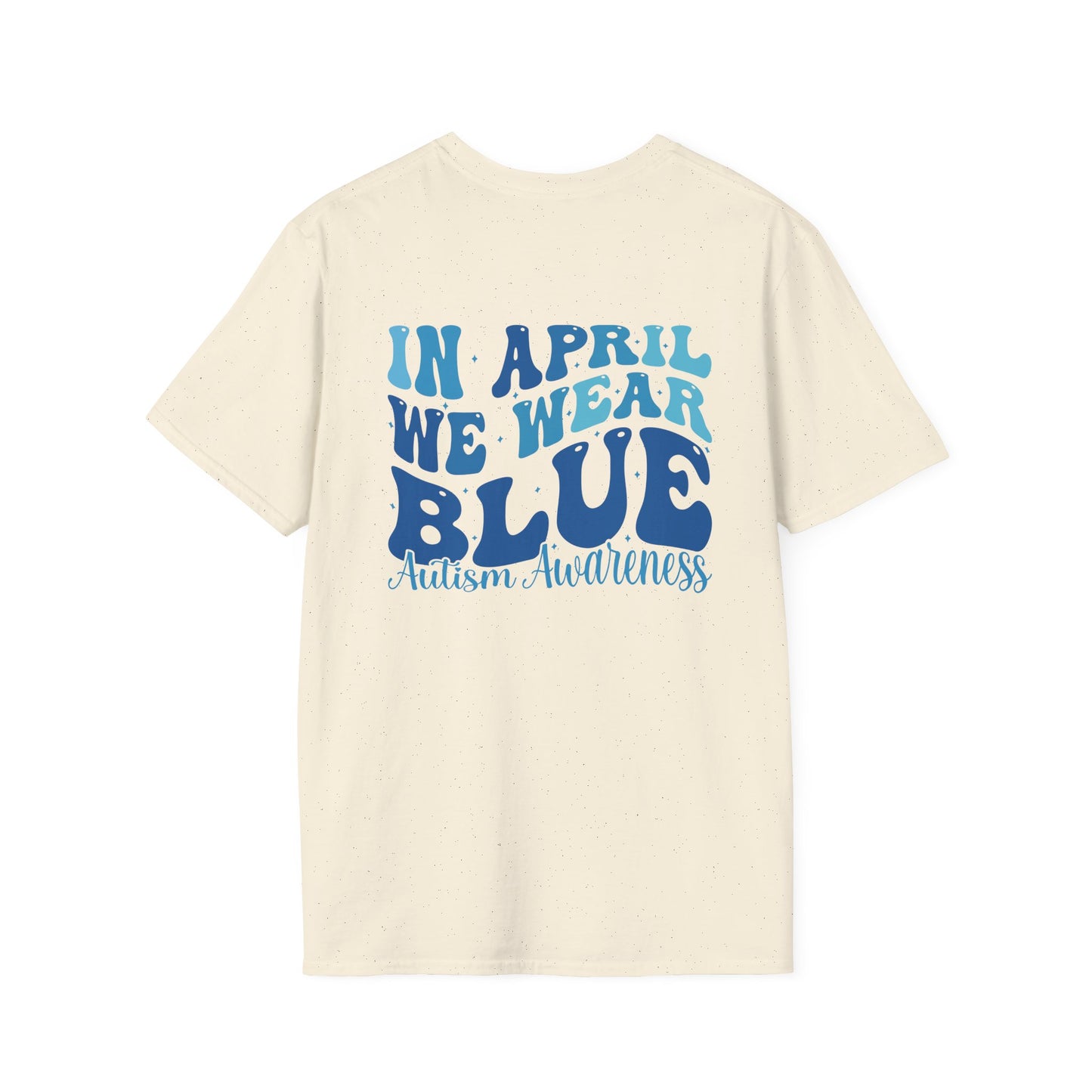 In April We Wear Blue Tee