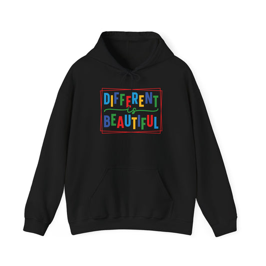 Different is Beautiful Hooded Sweatshirt