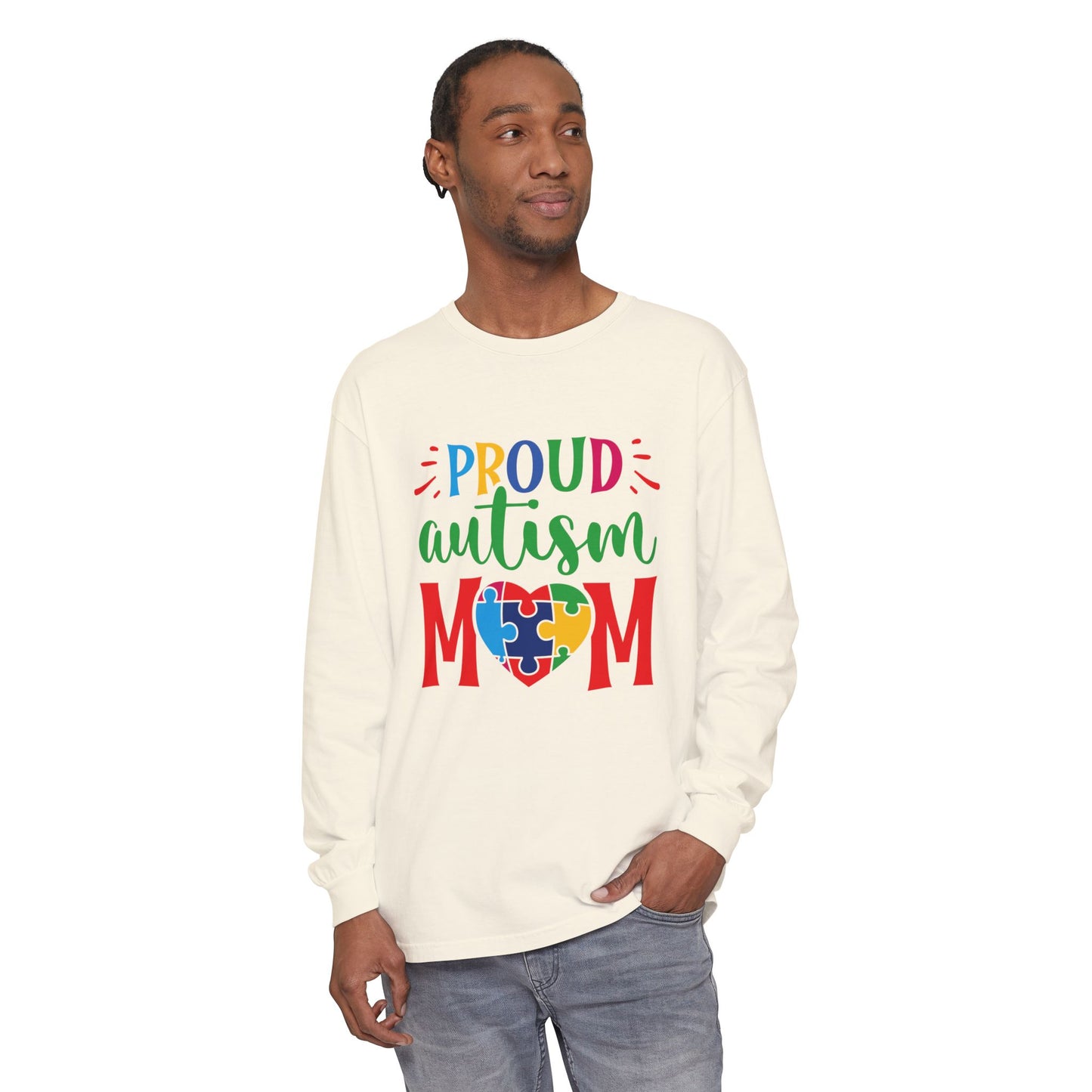 Proud Autism Mom Long Sleeve Tee
