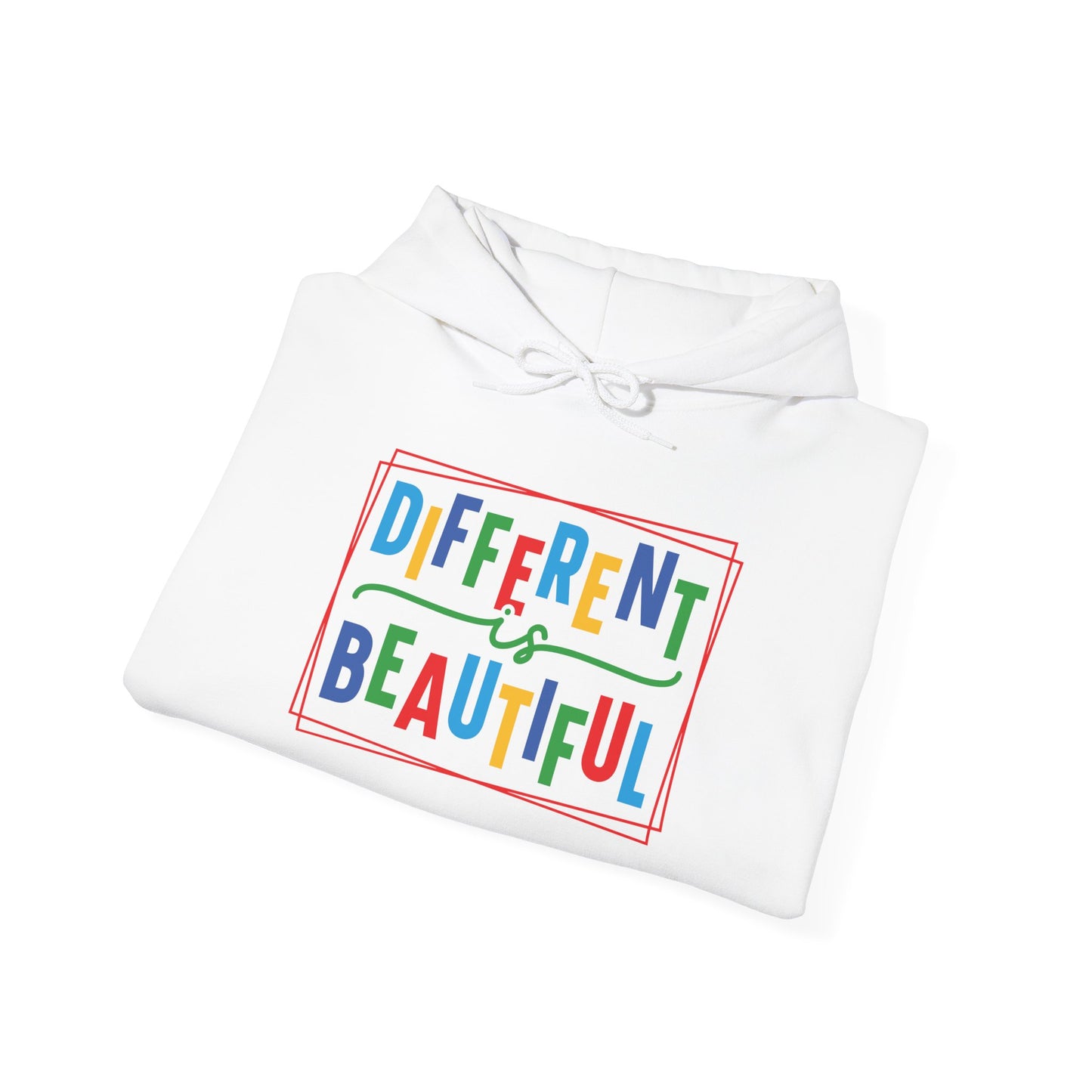 Different is Beautiful Hooded Sweatshirt