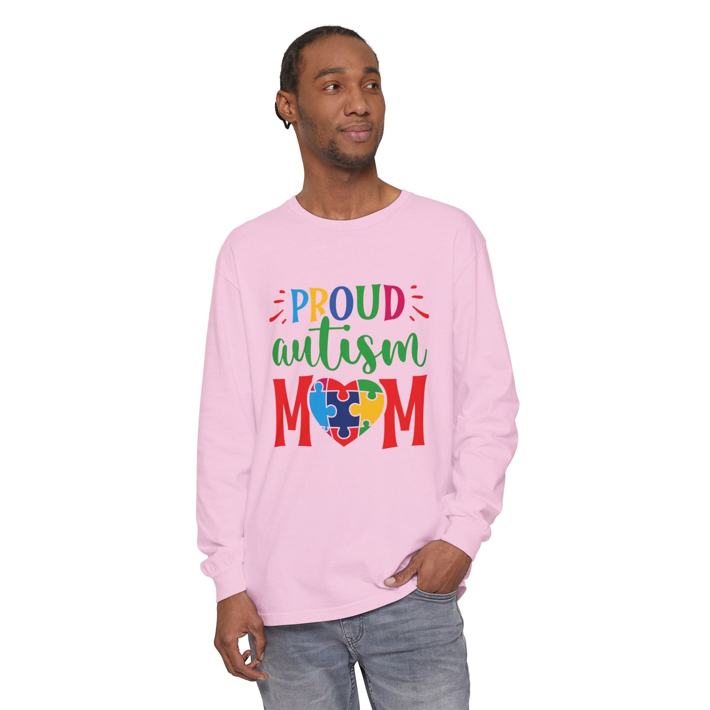 Proud Autism Mom Long Sleeve Tee