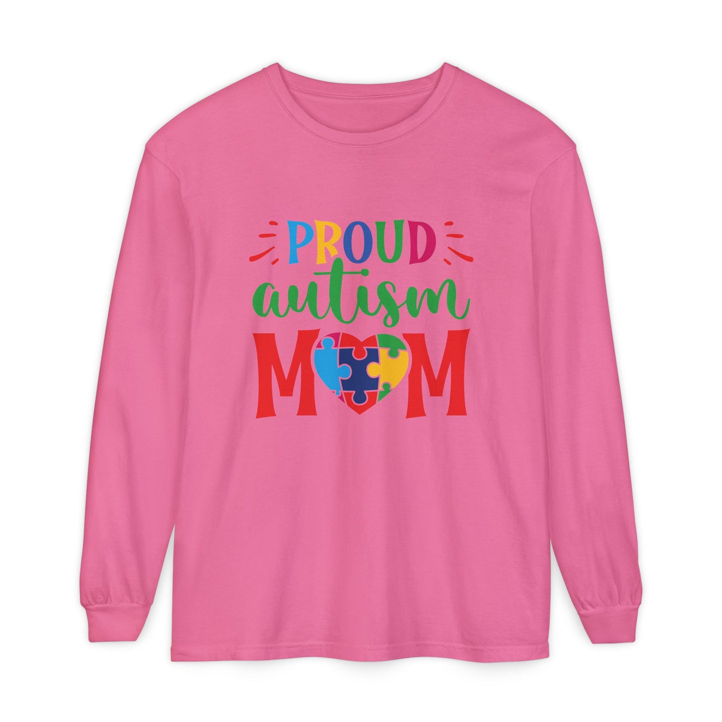 Proud Autism Mom Long Sleeve Tee