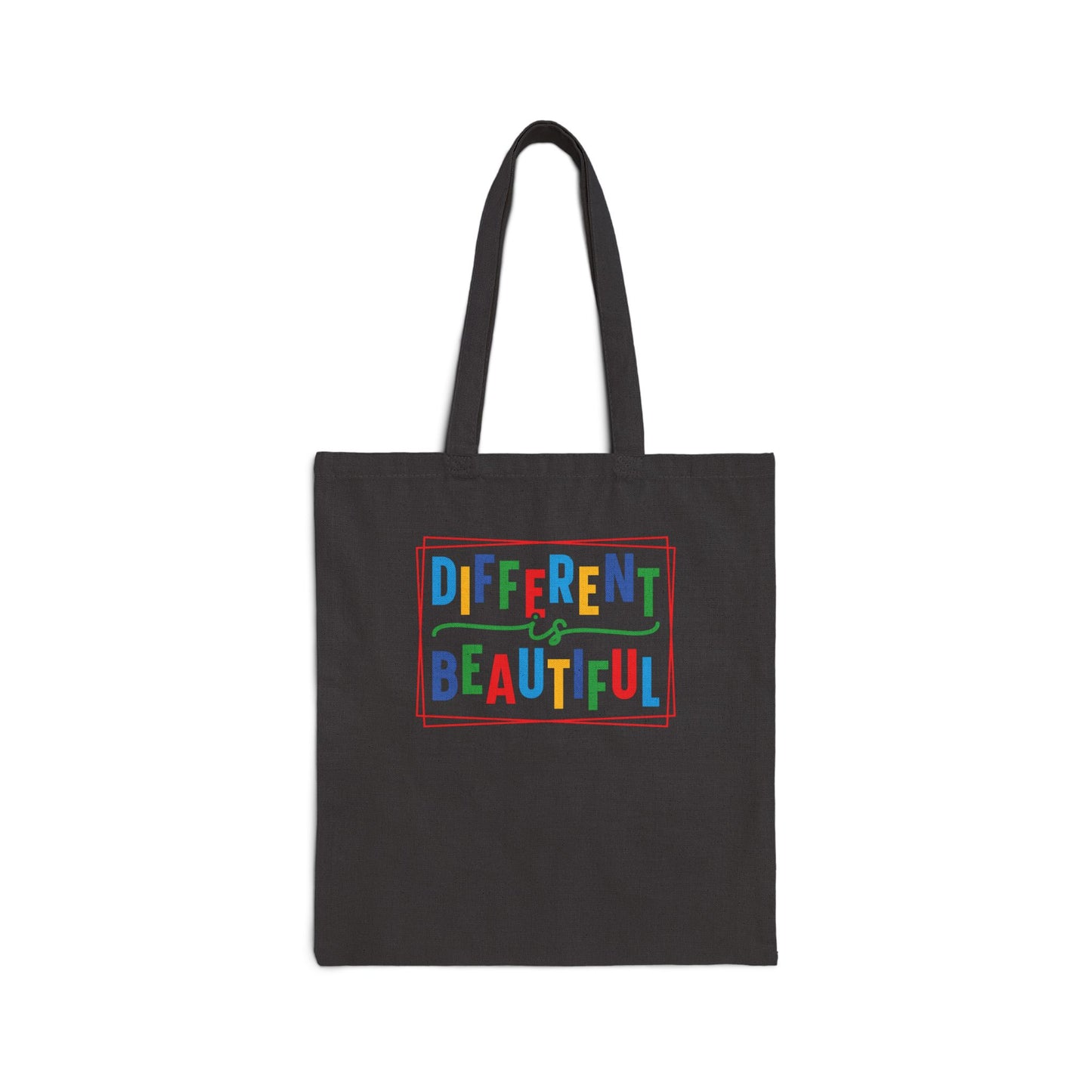 Different is Beautiful Canvas Tote Bag