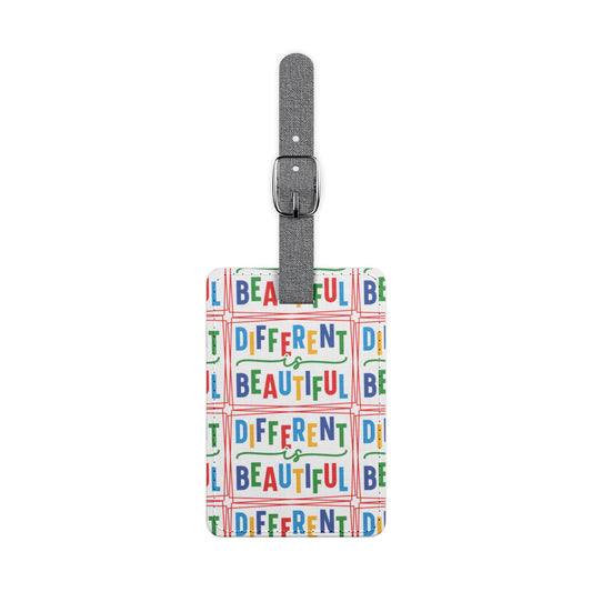 Different is Beautiful Luggage Tag