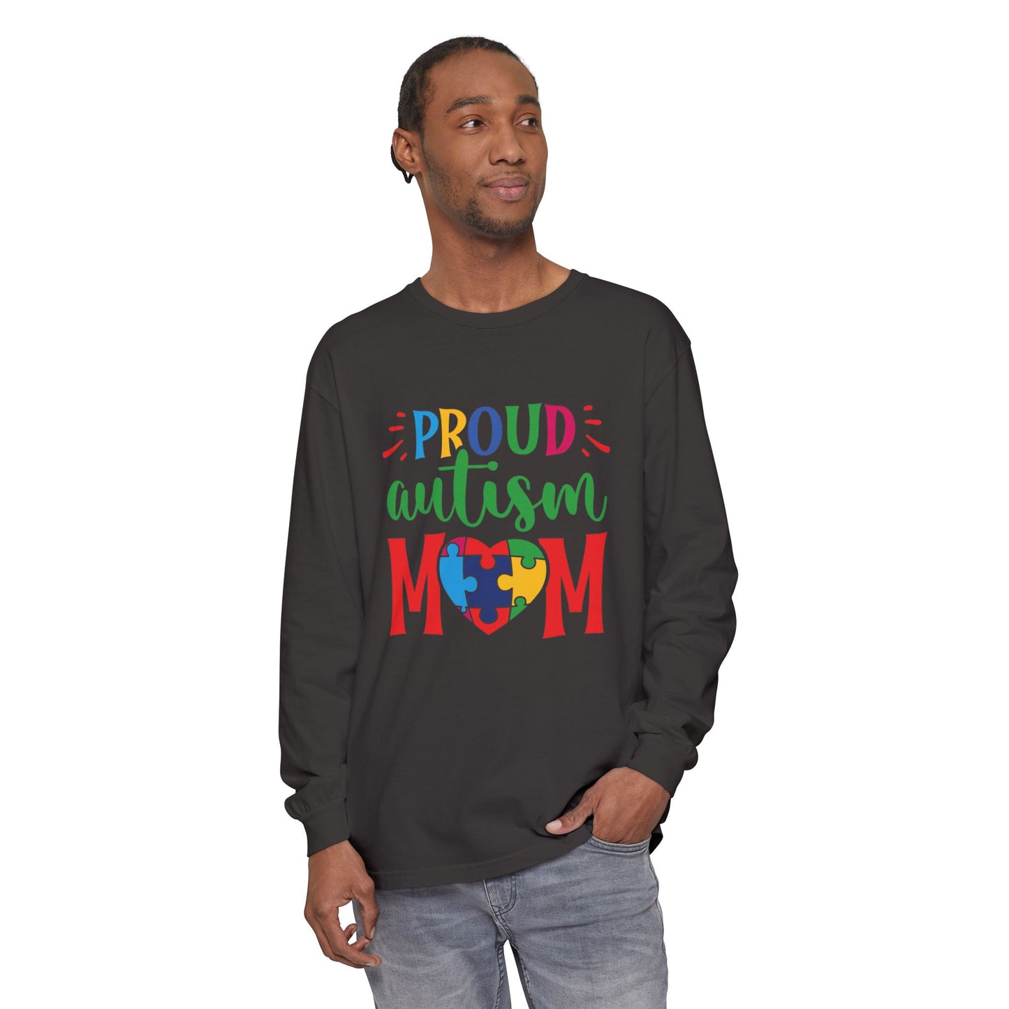 Proud Autism Mom Long Sleeve Tee