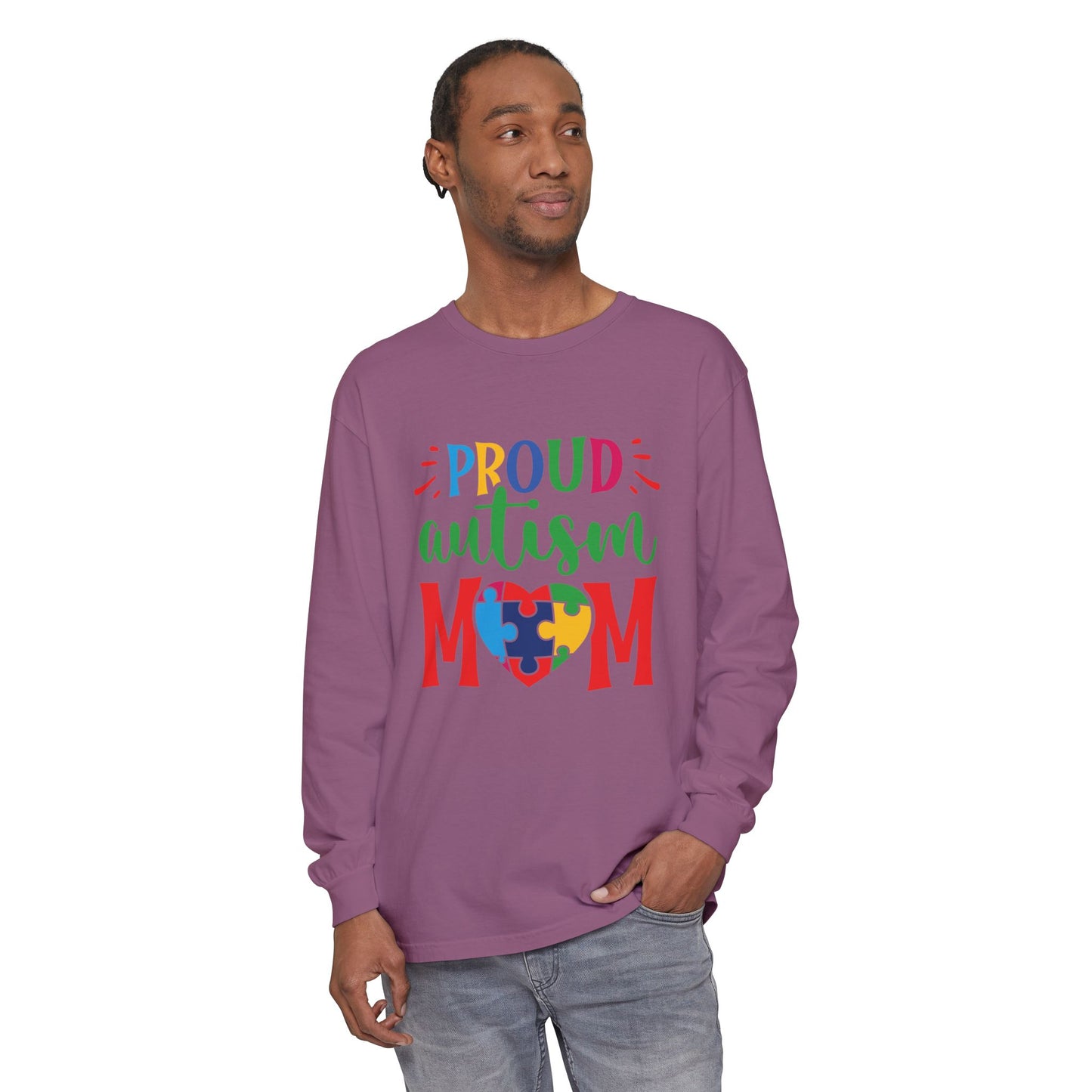 Proud Autism Mom Long Sleeve Tee