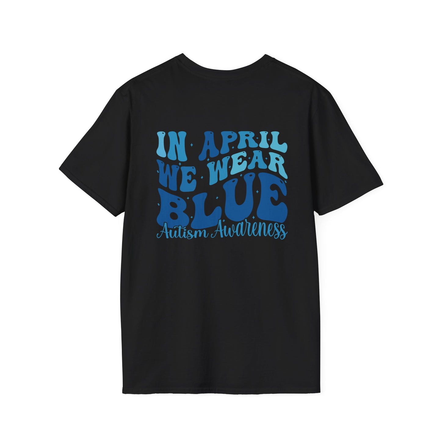 In April We Wear Blue Tee