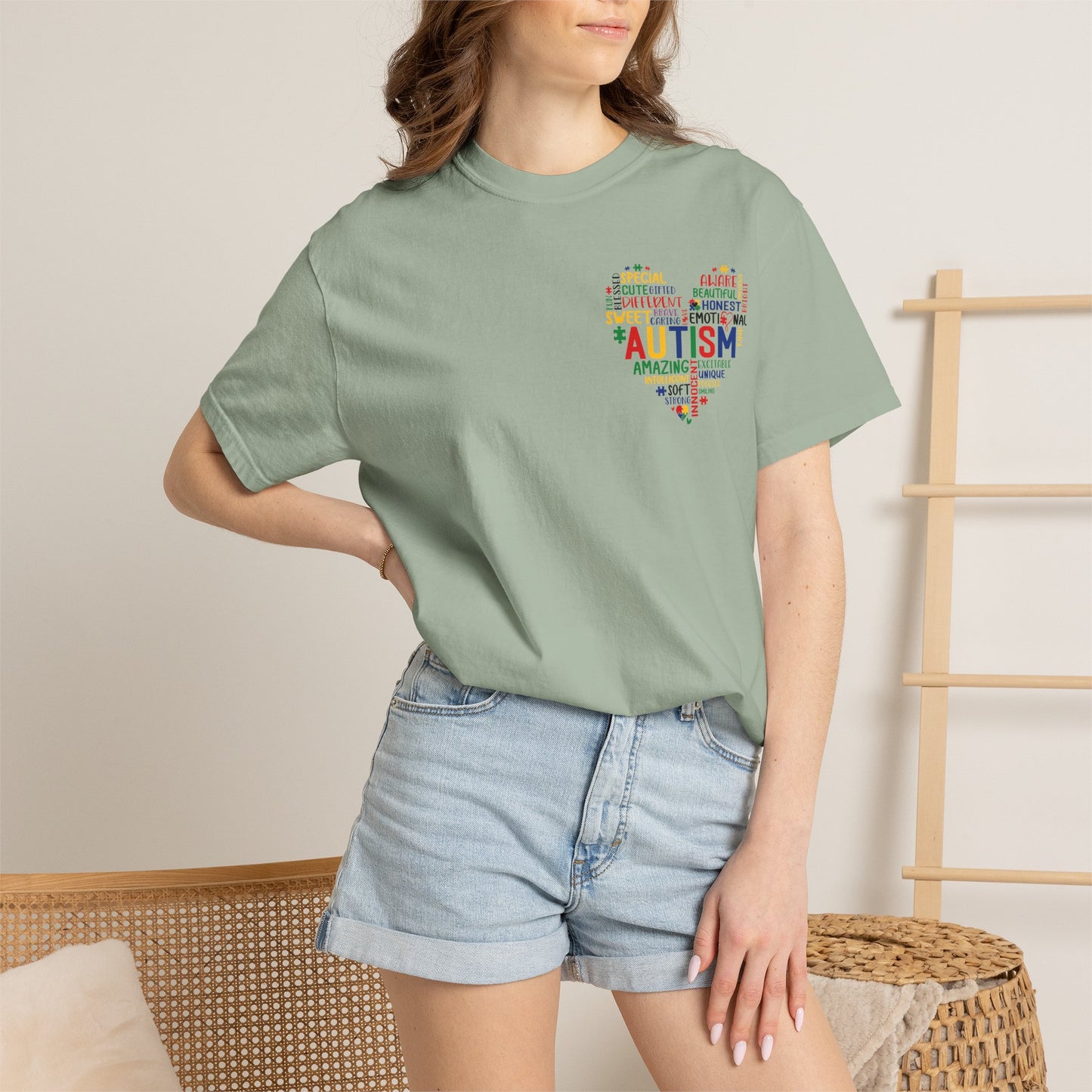 Autism Awareness Heart T-Shirt