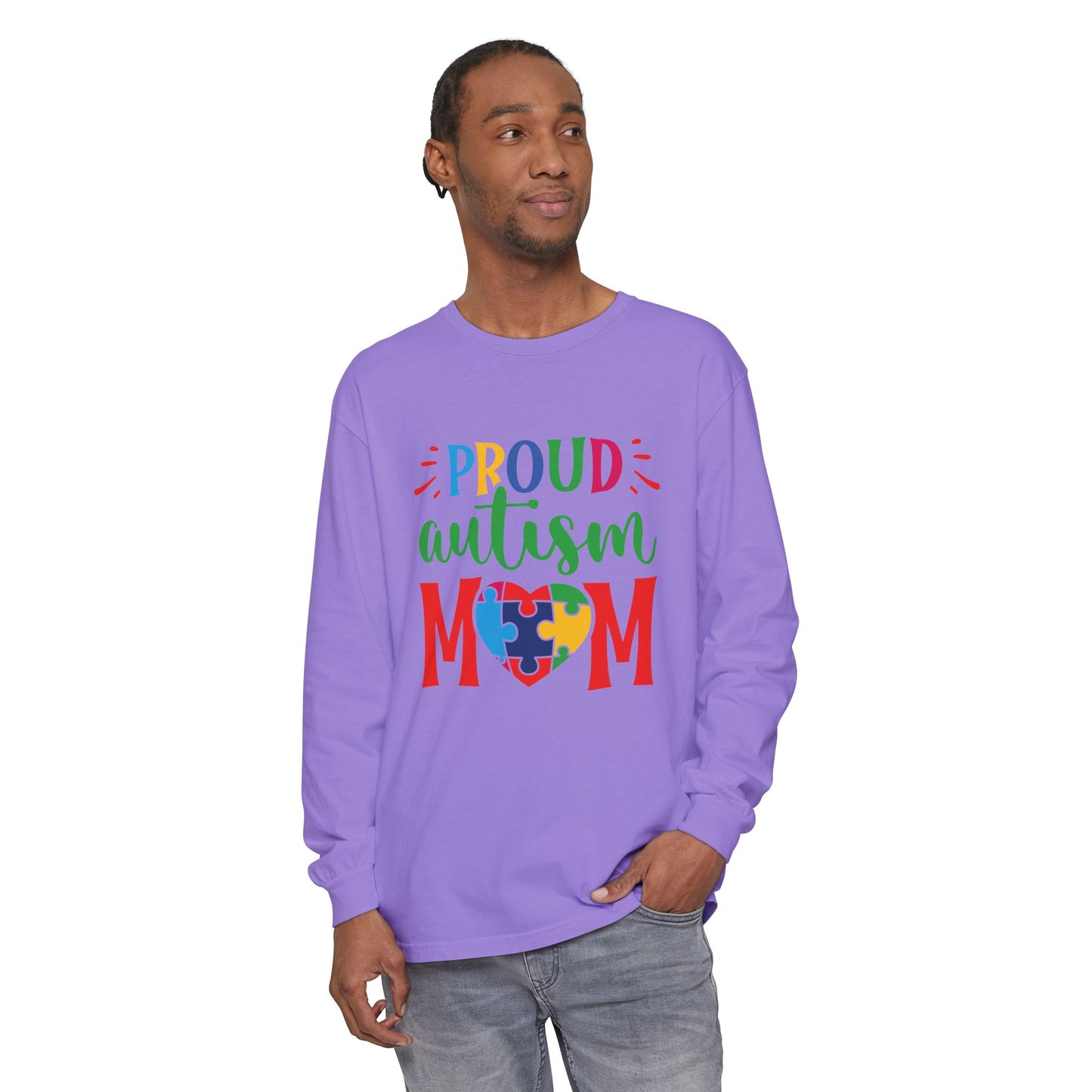 Proud Autism Mom Long Sleeve Tee