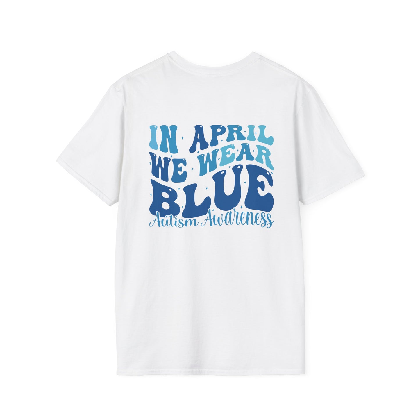 In April We Wear Blue Tee