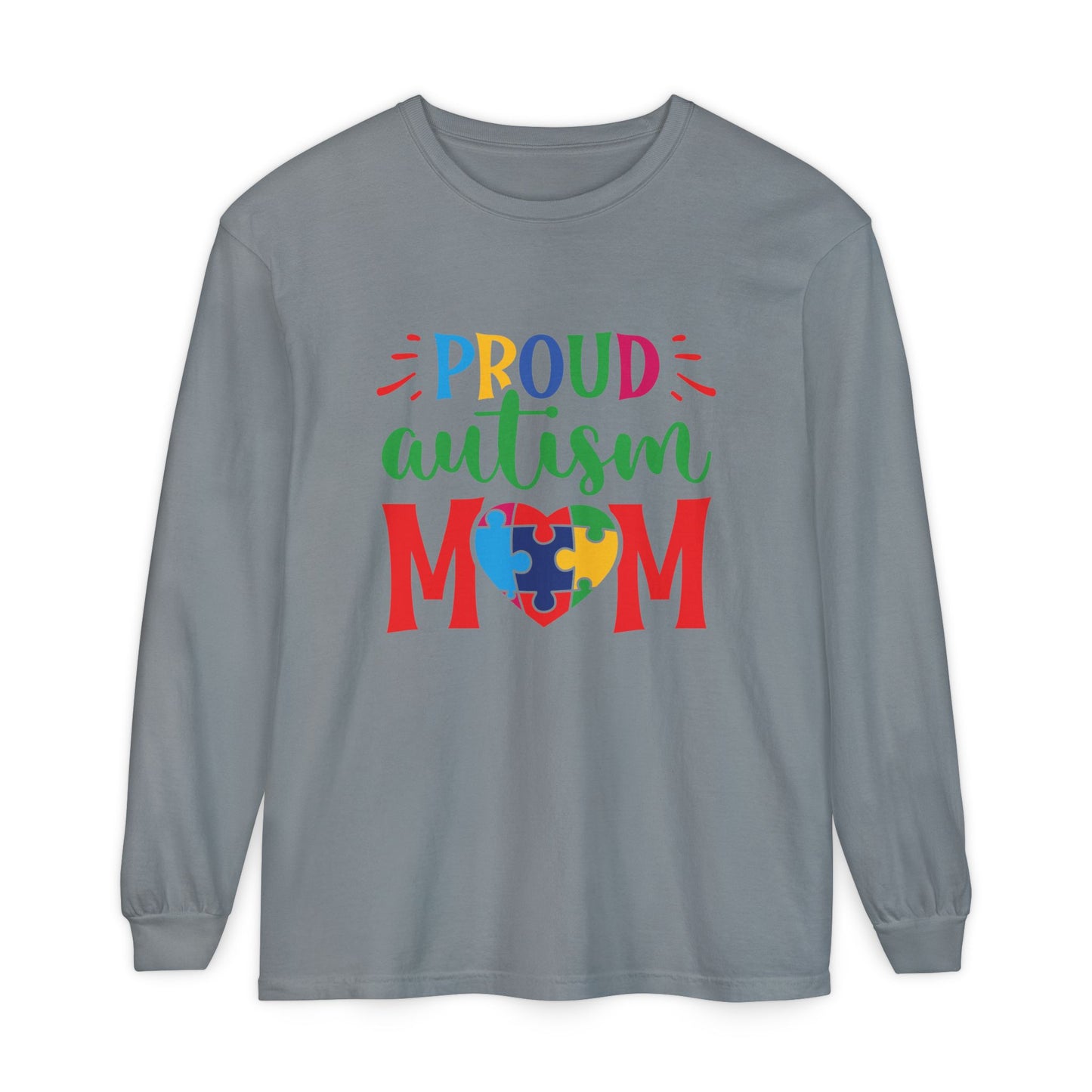 Proud Autism Mom Long Sleeve Tee