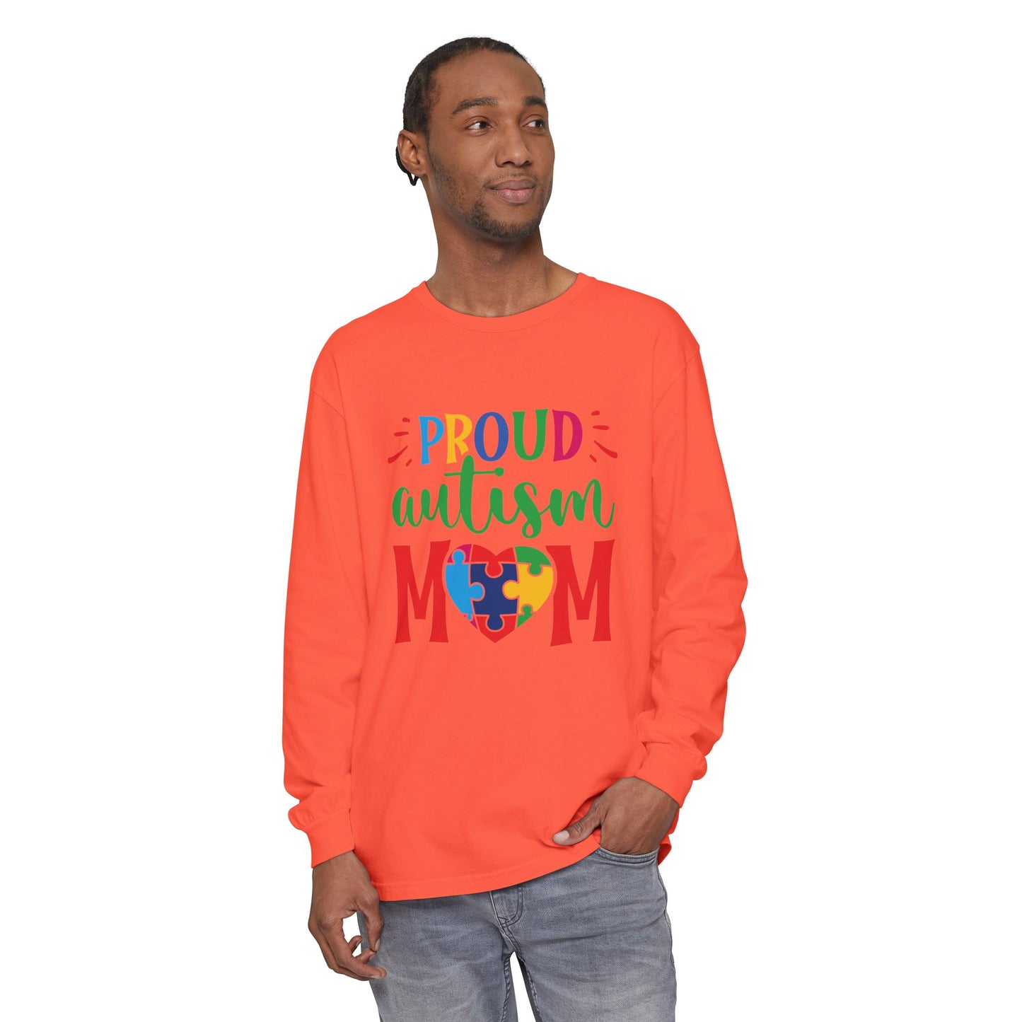 Proud Autism Mom Long Sleeve Tee