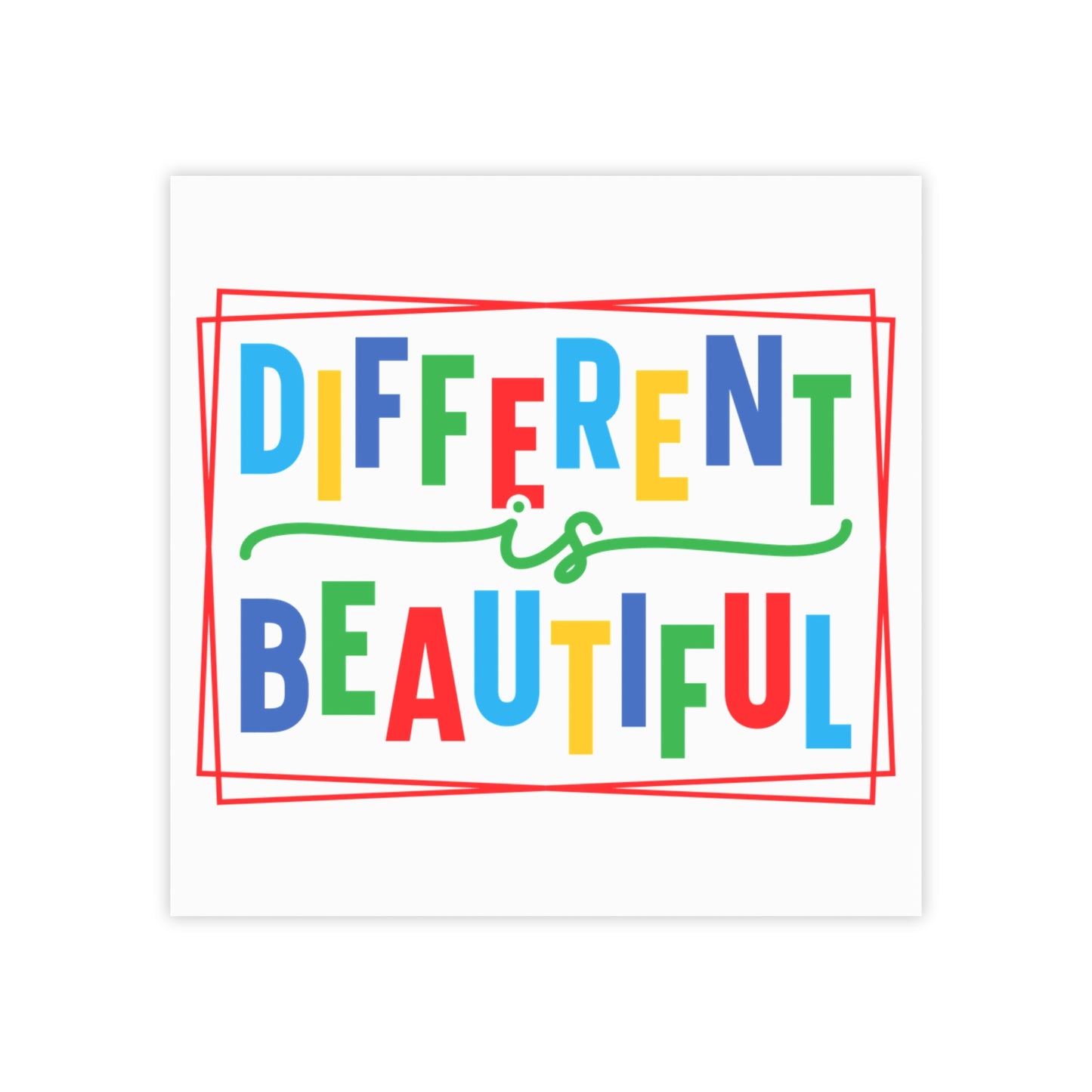 Different is Beautiful Post-it Note Pad