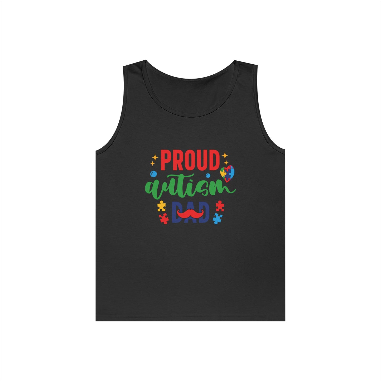 Proud Autism Dad Tank Top