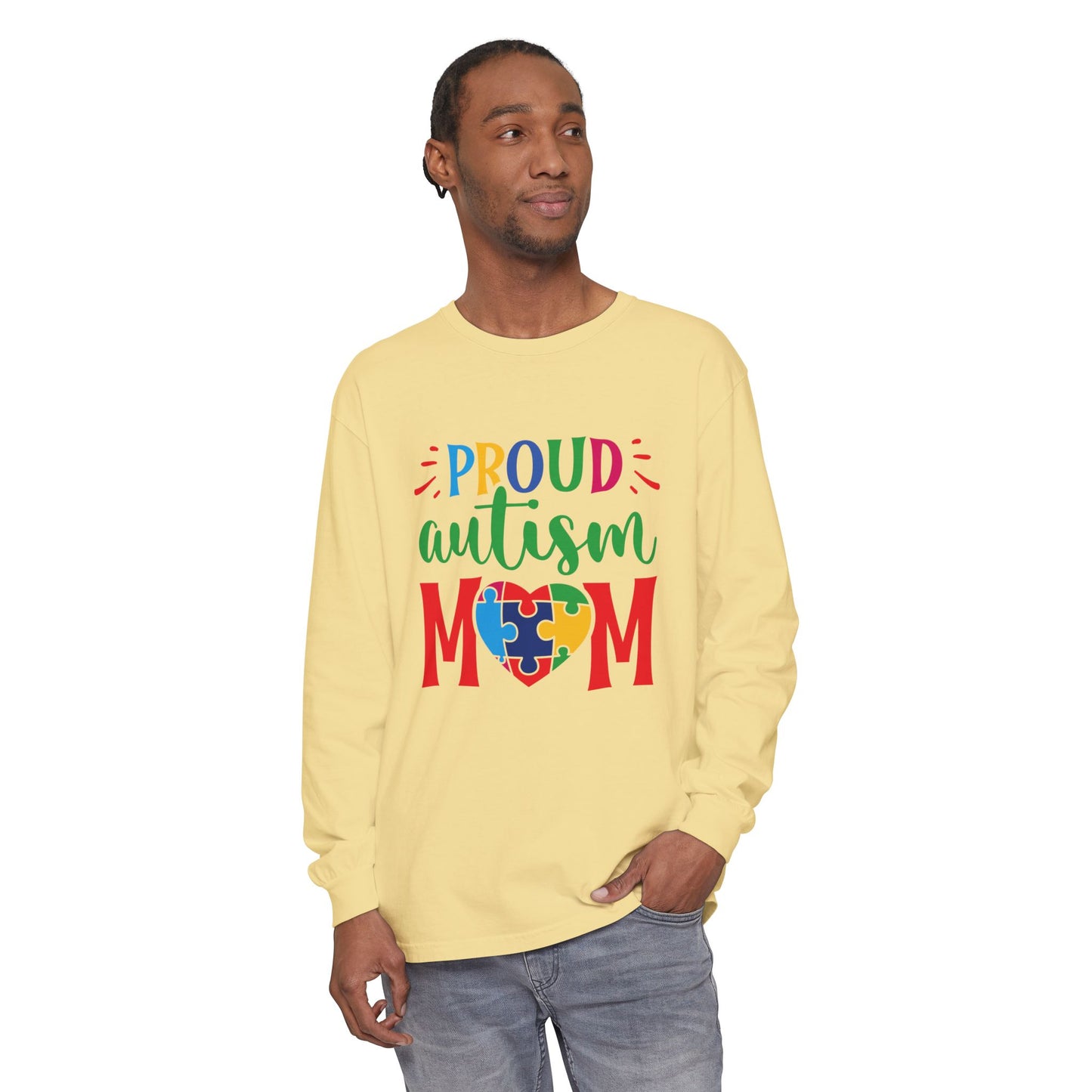 Proud Autism Mom Long Sleeve Tee