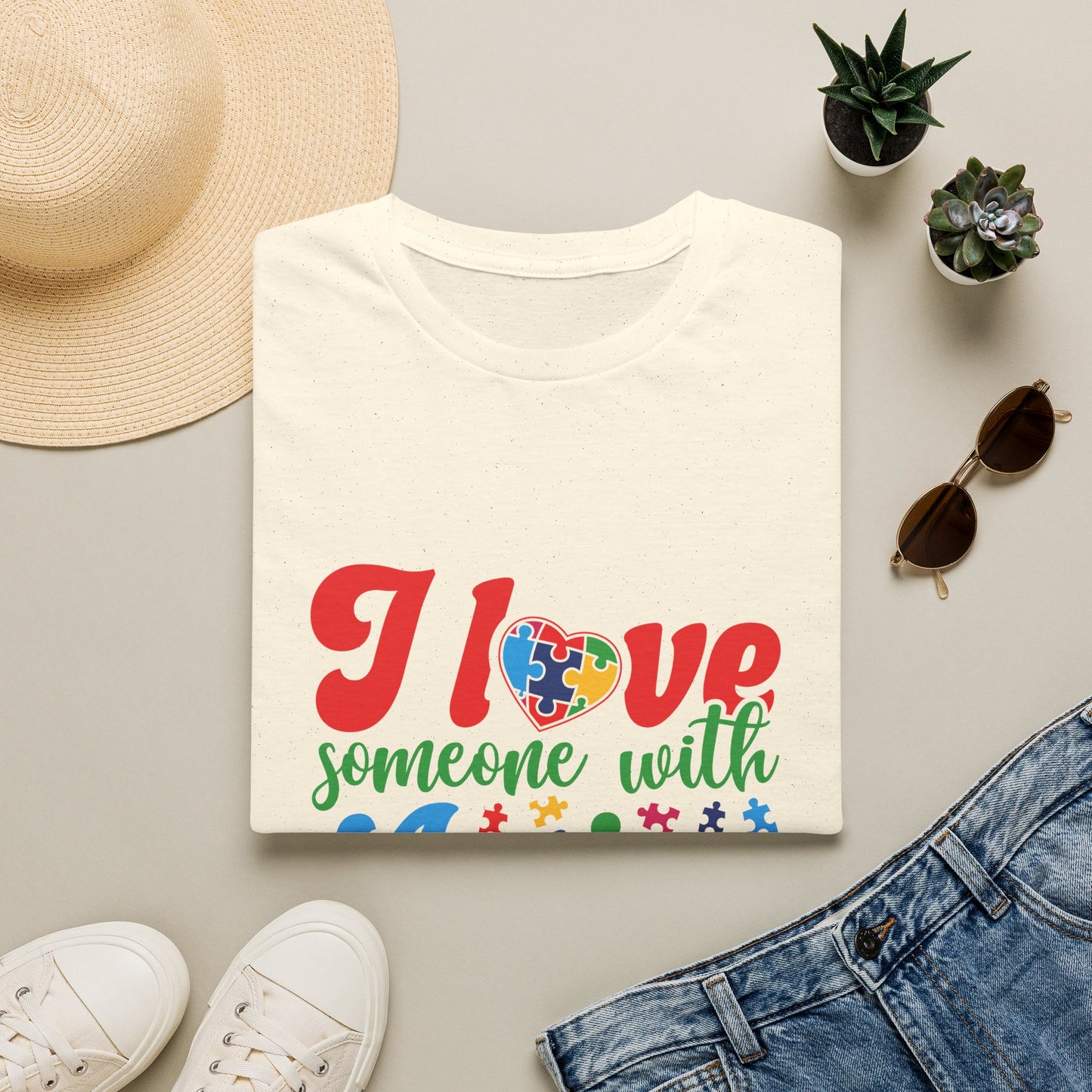 I Love Someone With Autism T-Shirt