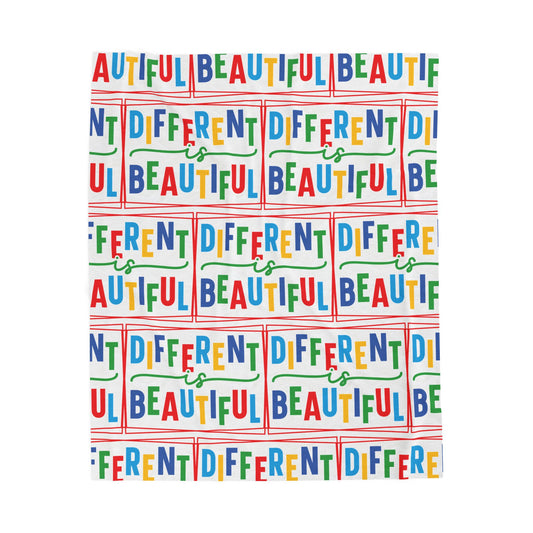 Different Is Beautiful Plush Blanket