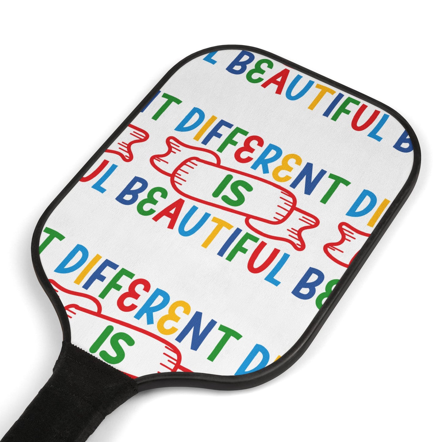 Different Is Beautiful Pickleball Paddles Set (2 Paddles + Balls)