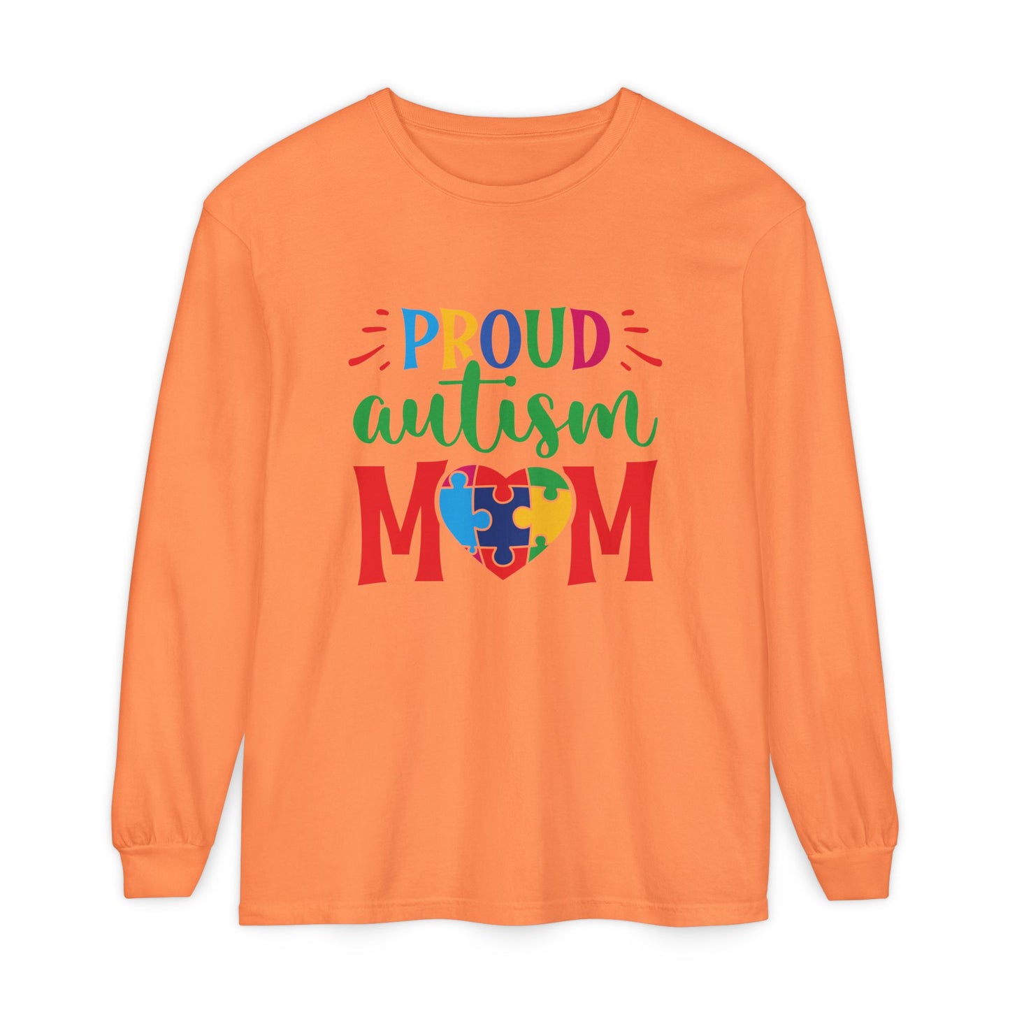 Proud Autism Mom Long Sleeve Tee