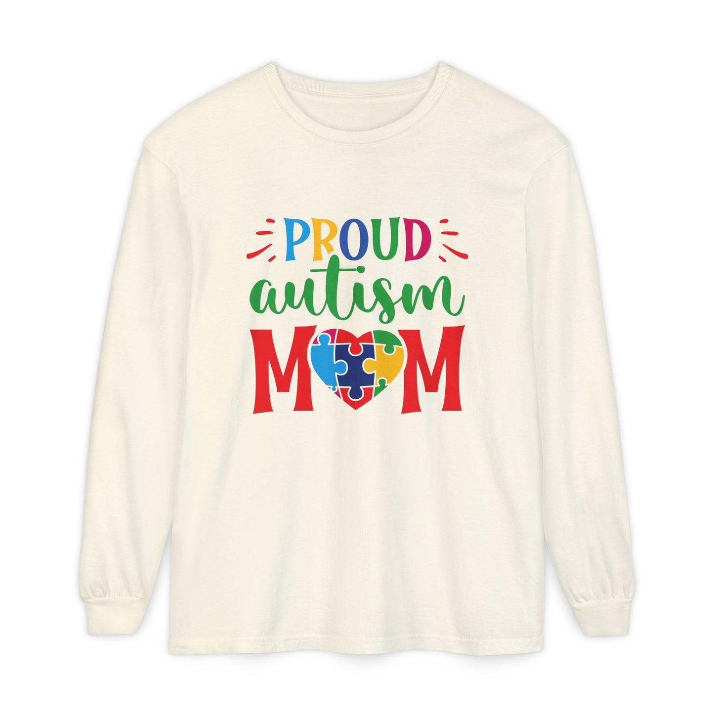 Proud Autism Mom Long Sleeve Tee