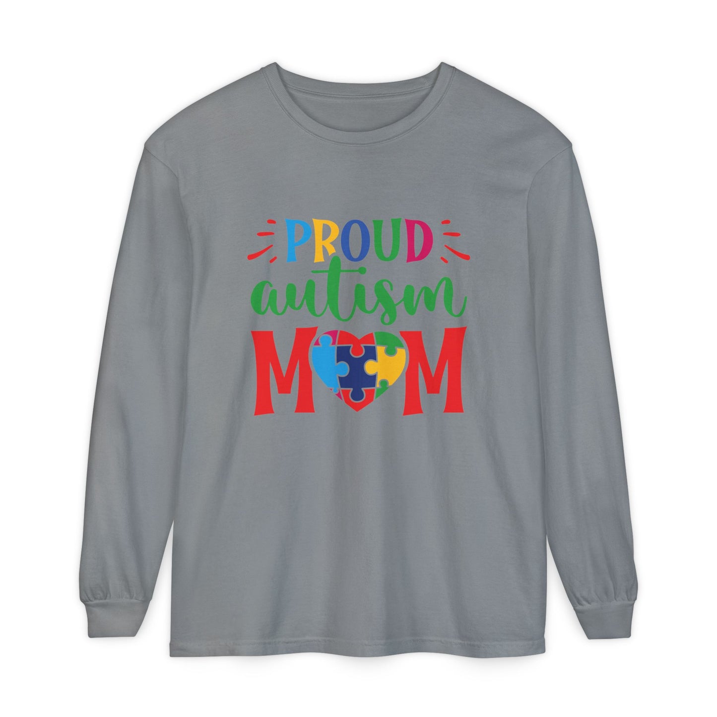 Proud Autism Mom Long Sleeve Tee