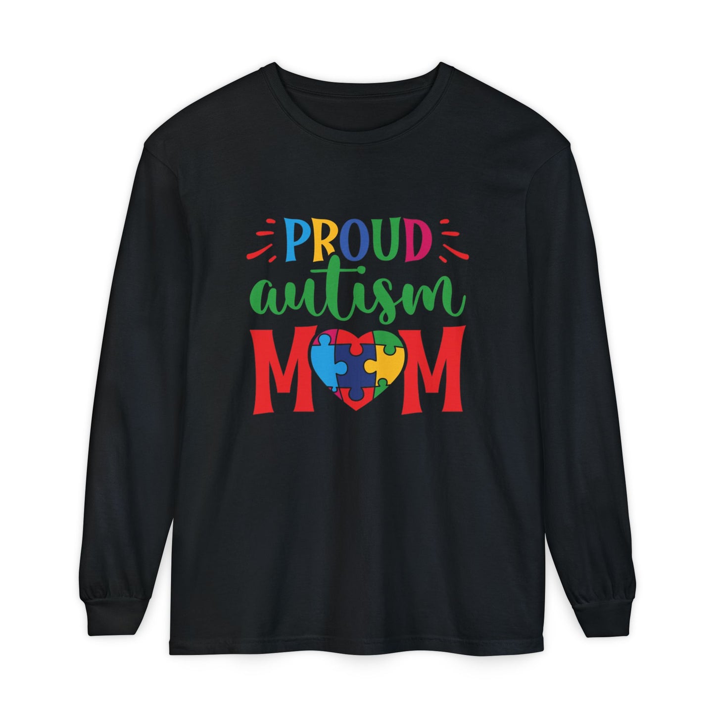 Proud Autism Mom Long Sleeve Tee