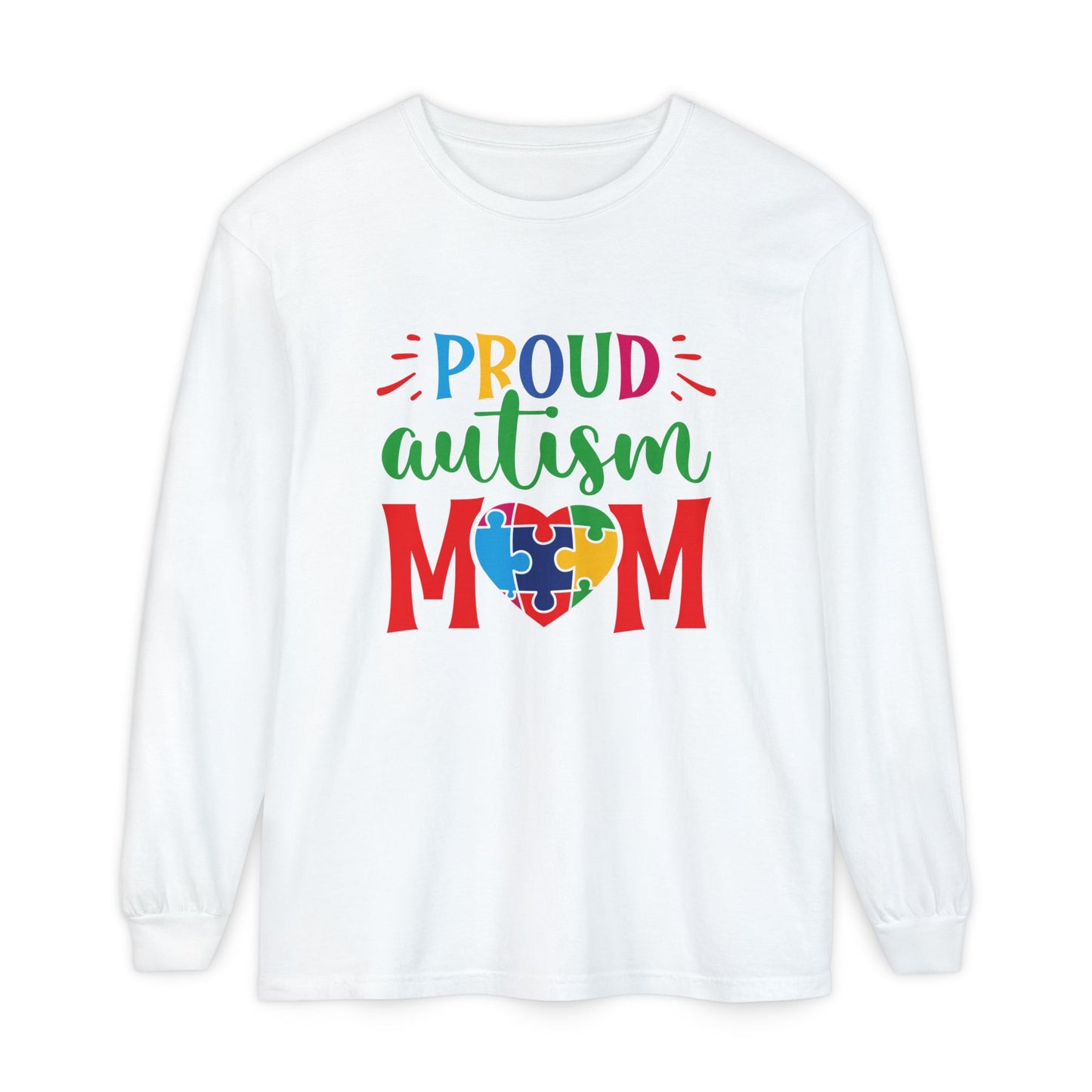 Proud Autism Mom Long Sleeve Tee