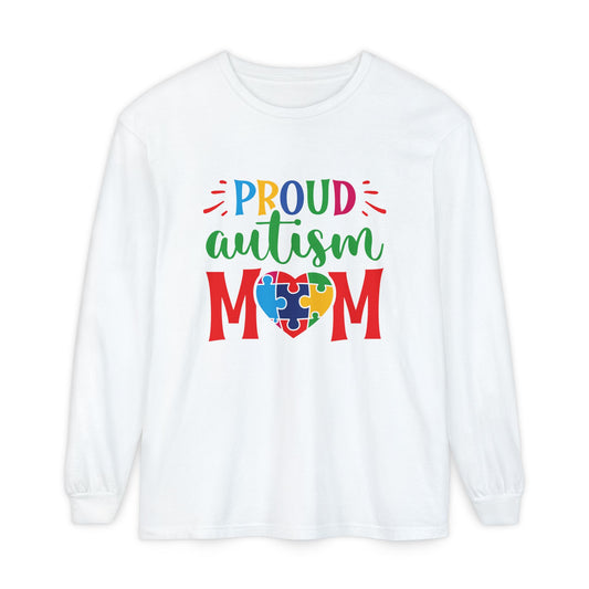 Proud Autism Mom Long Sleeve Tee