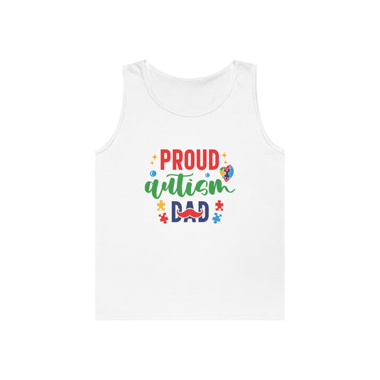 Proud Autism Dad Tank Top