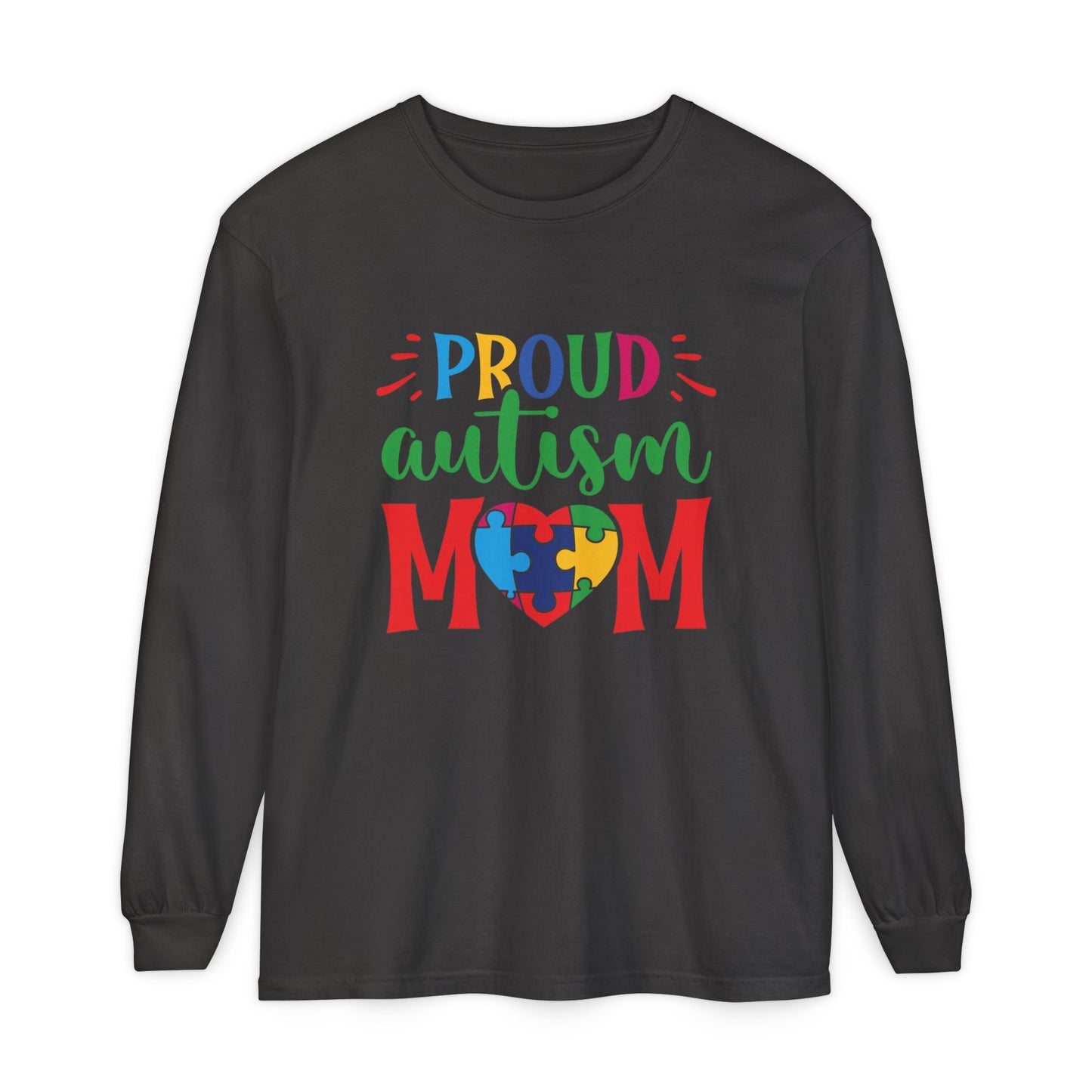 Proud Autism Mom Long Sleeve Tee