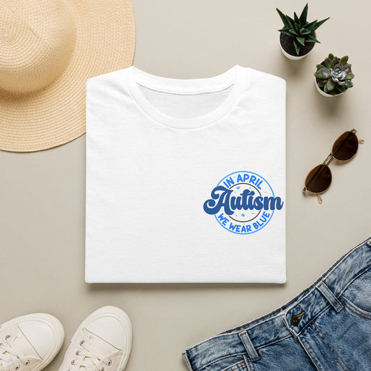 In April We Wear Blue Tee