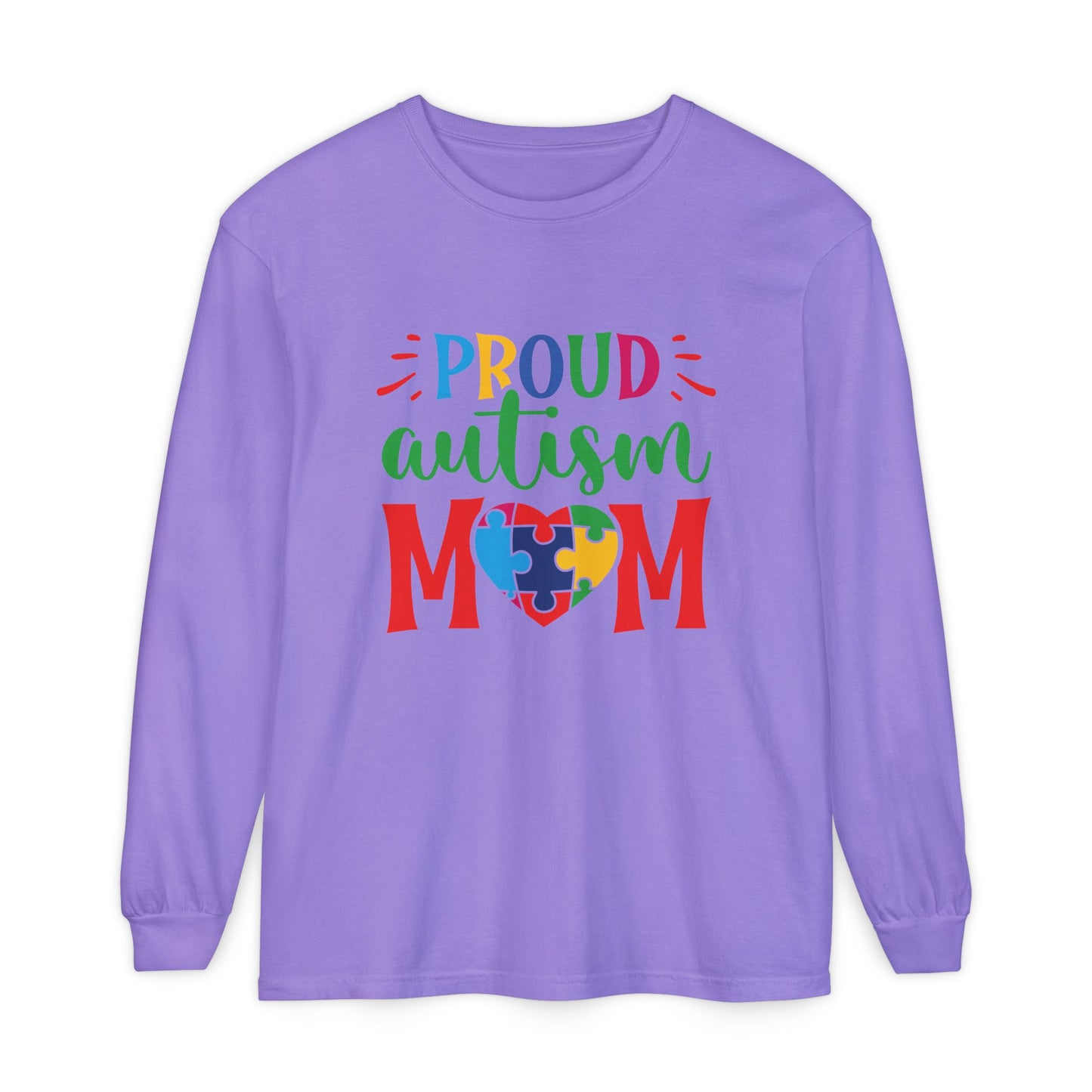 Proud Autism Mom Long Sleeve Tee