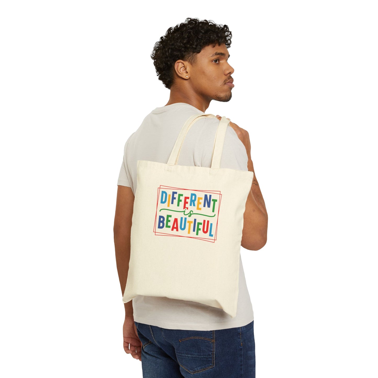 Different is Beautiful Canvas Tote Bag