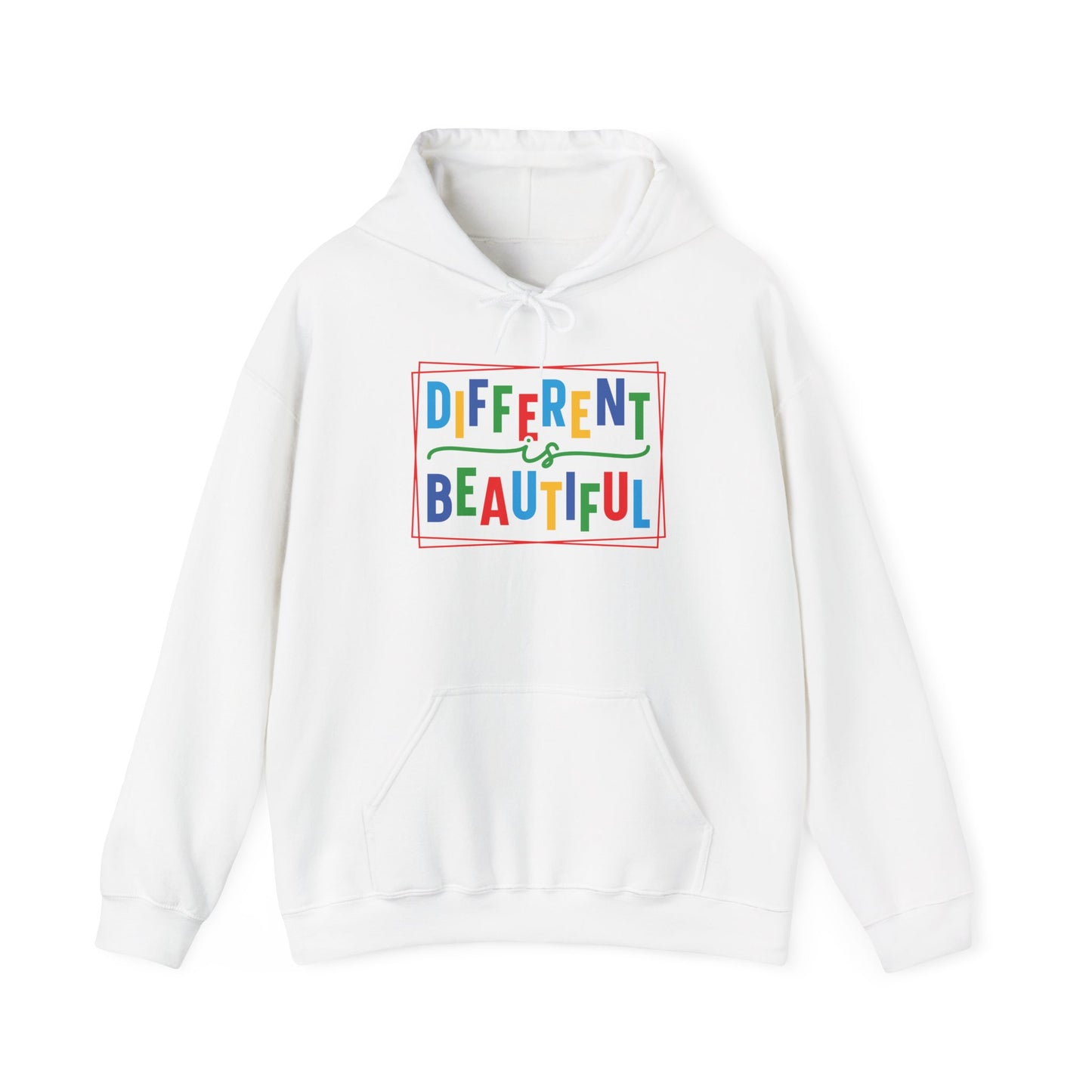 Different is Beautiful Hooded Sweatshirt