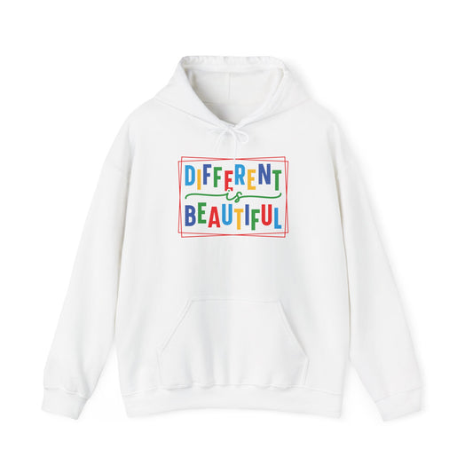 Different is Beautiful Hooded Sweatshirt