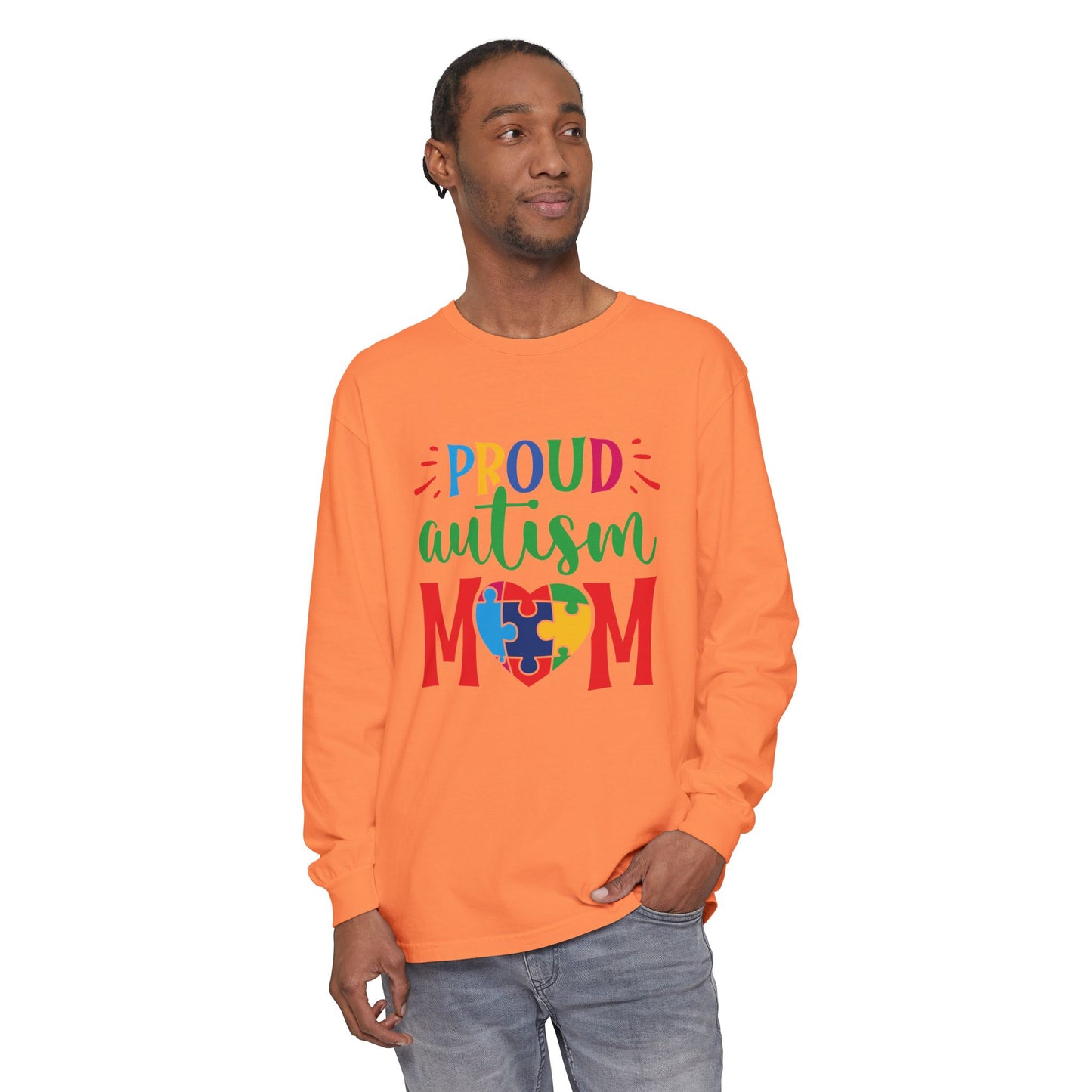 Proud Autism Mom Long Sleeve Tee