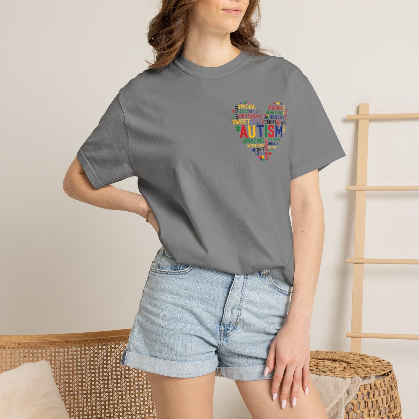 Autism Awareness Heart T-Shirt