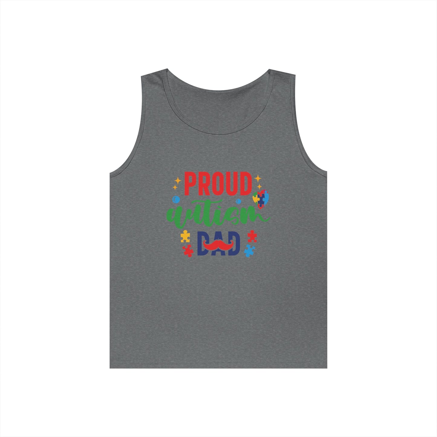 Proud Autism Dad Tank Top