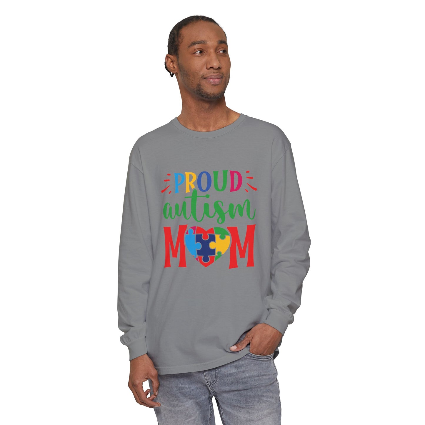 Proud Autism Mom Long Sleeve Tee