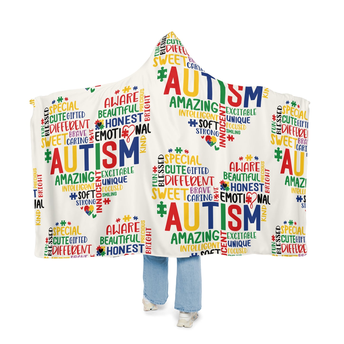 Autism Awareness Snuggle Blanket