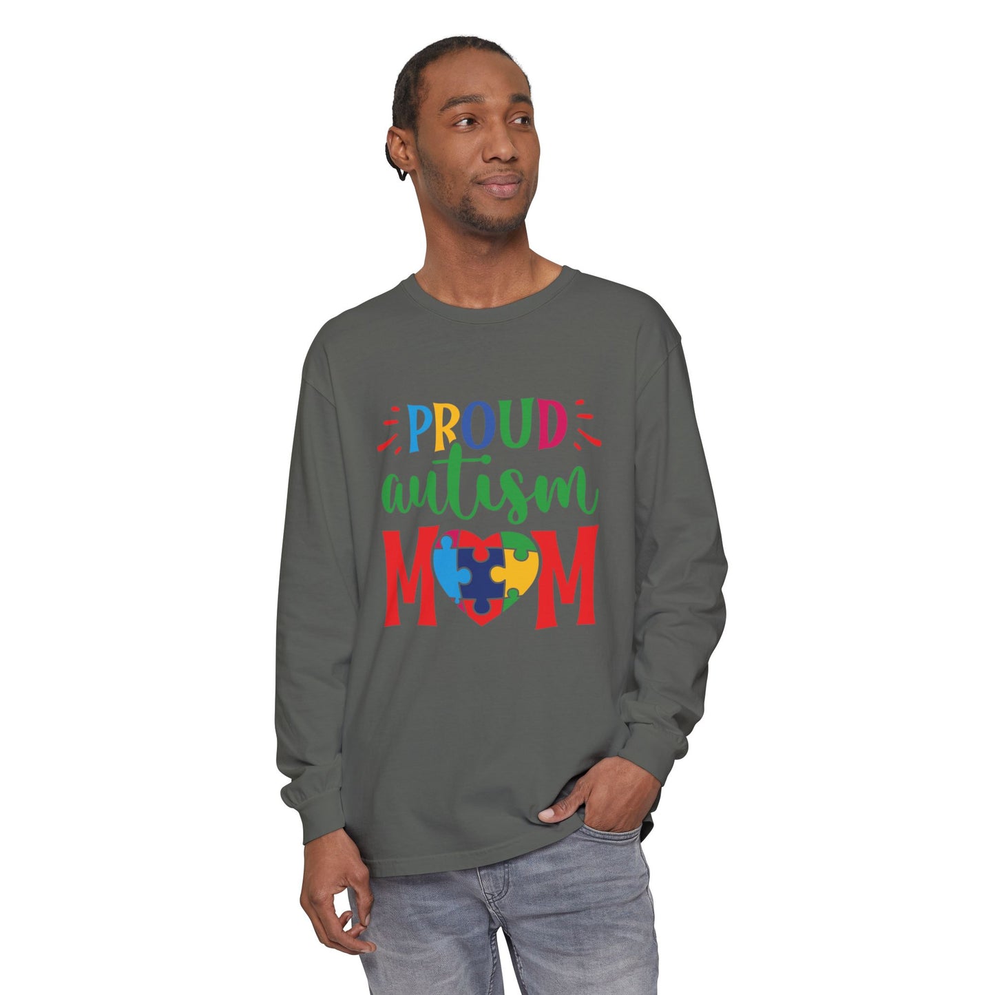 Proud Autism Mom Long Sleeve Tee