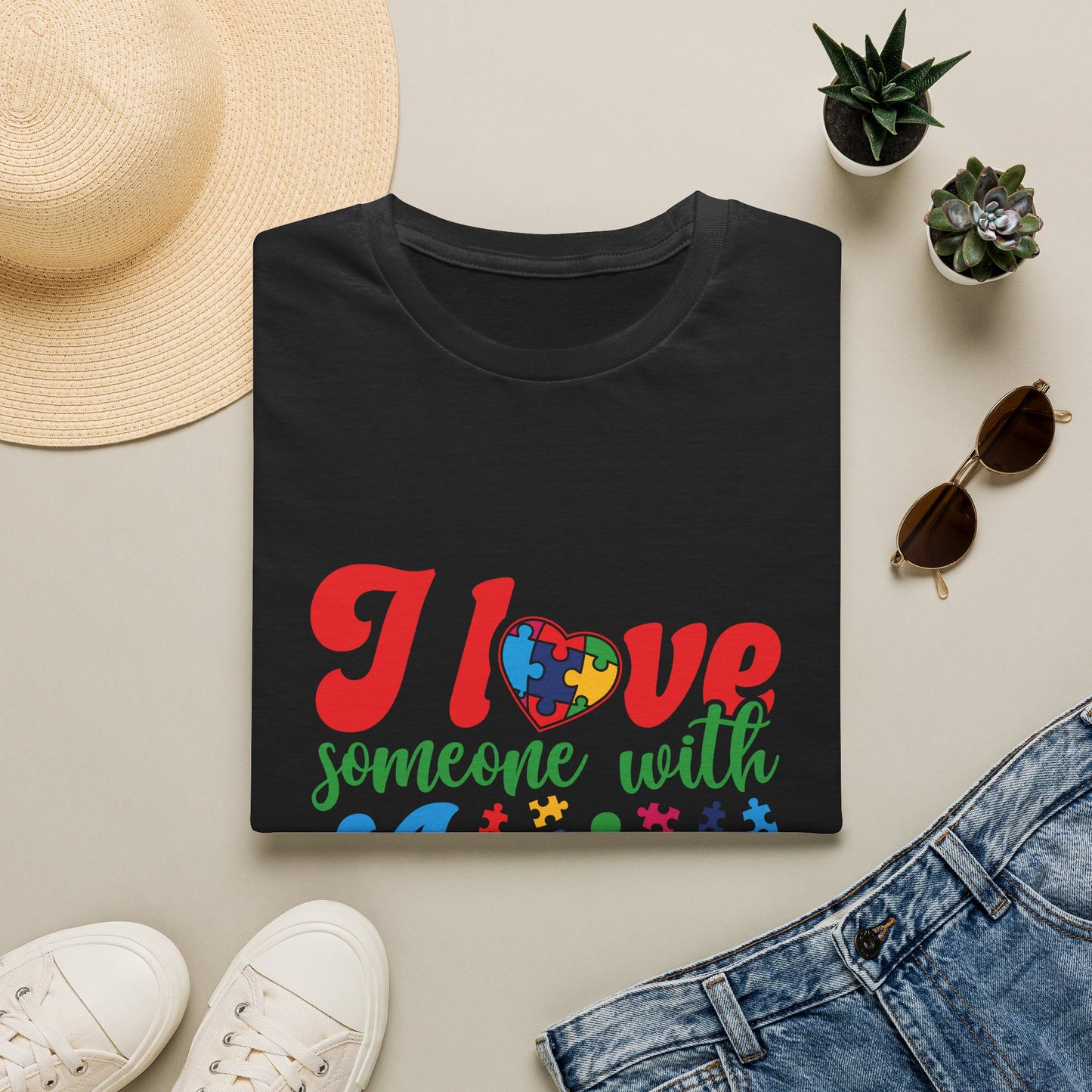 I Love Someone With Autism T-Shirt