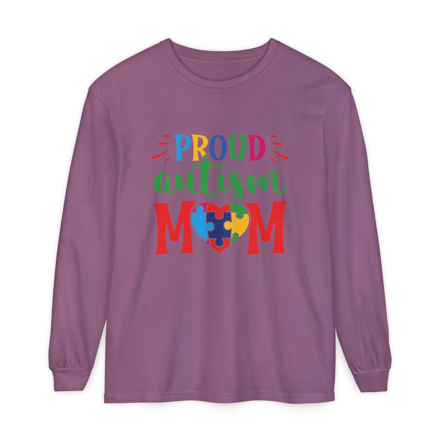 Proud Autism Mom Long Sleeve Tee