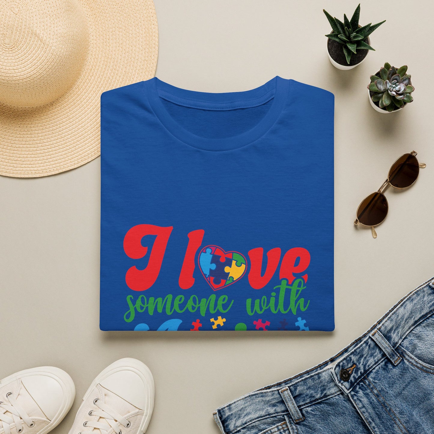 I Love Someone With Autism T-Shirt