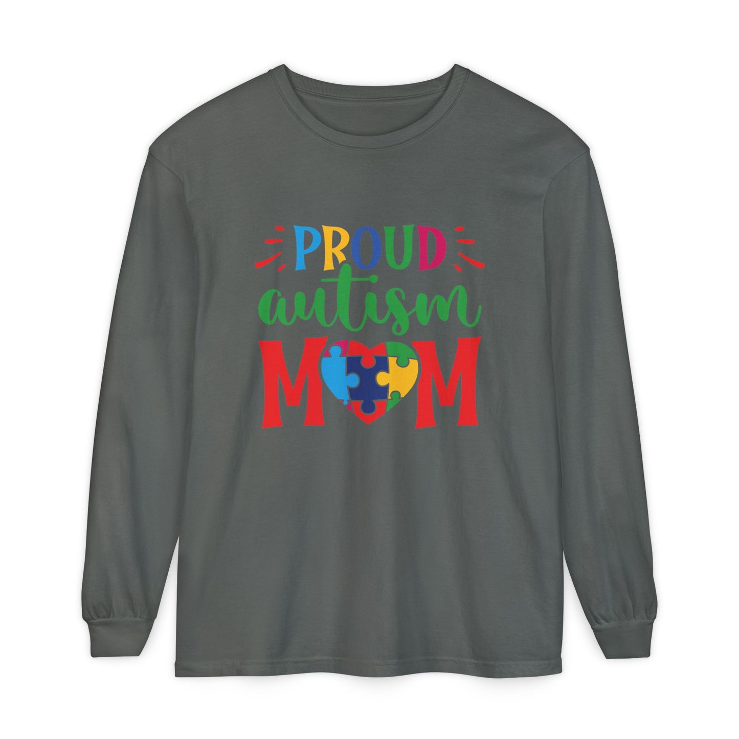 Proud Autism Mom Long Sleeve Tee