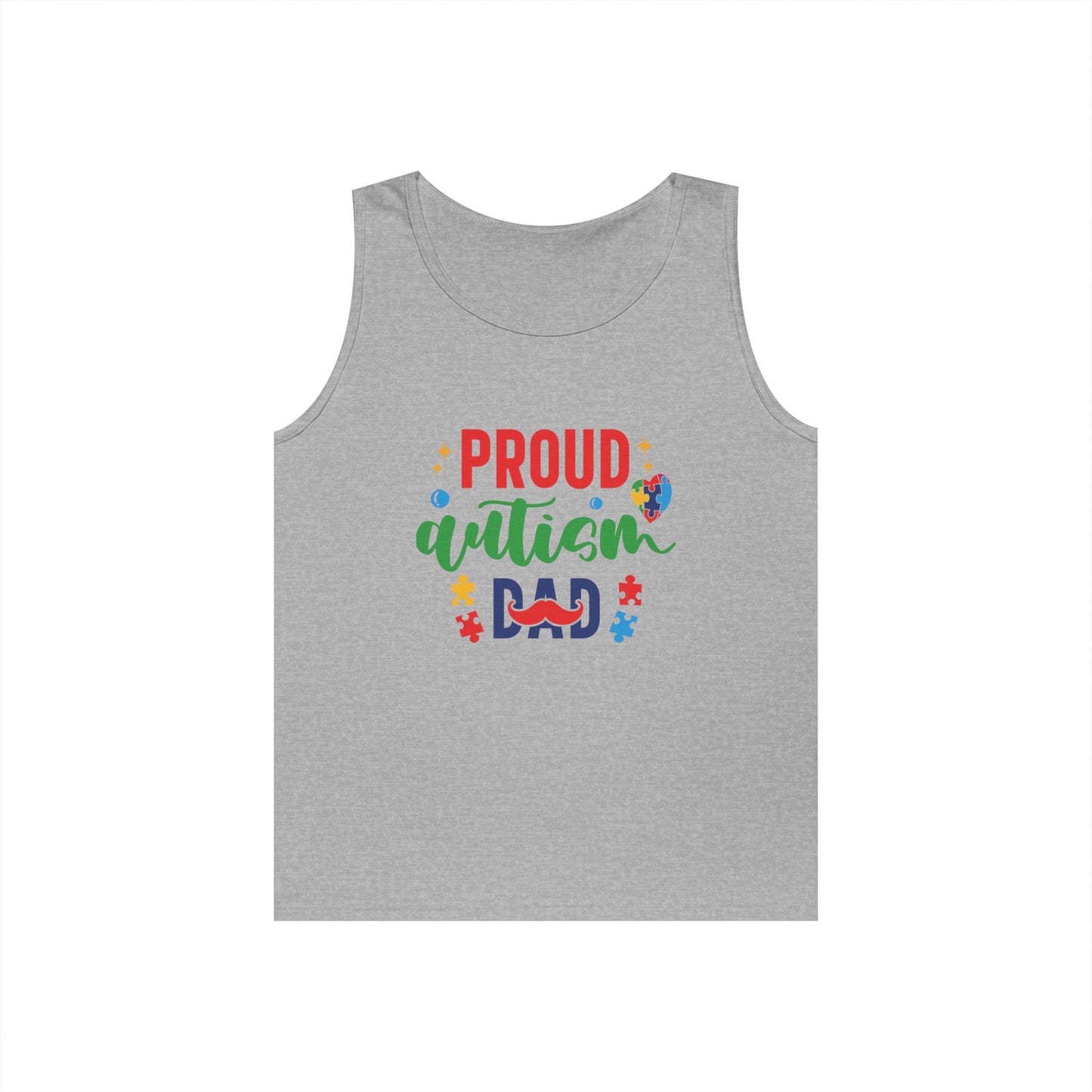 Proud Autism Dad Tank Top