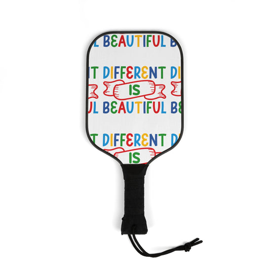 Different Is Beautiful Pickleball Paddles Set (2 Paddles + Balls)