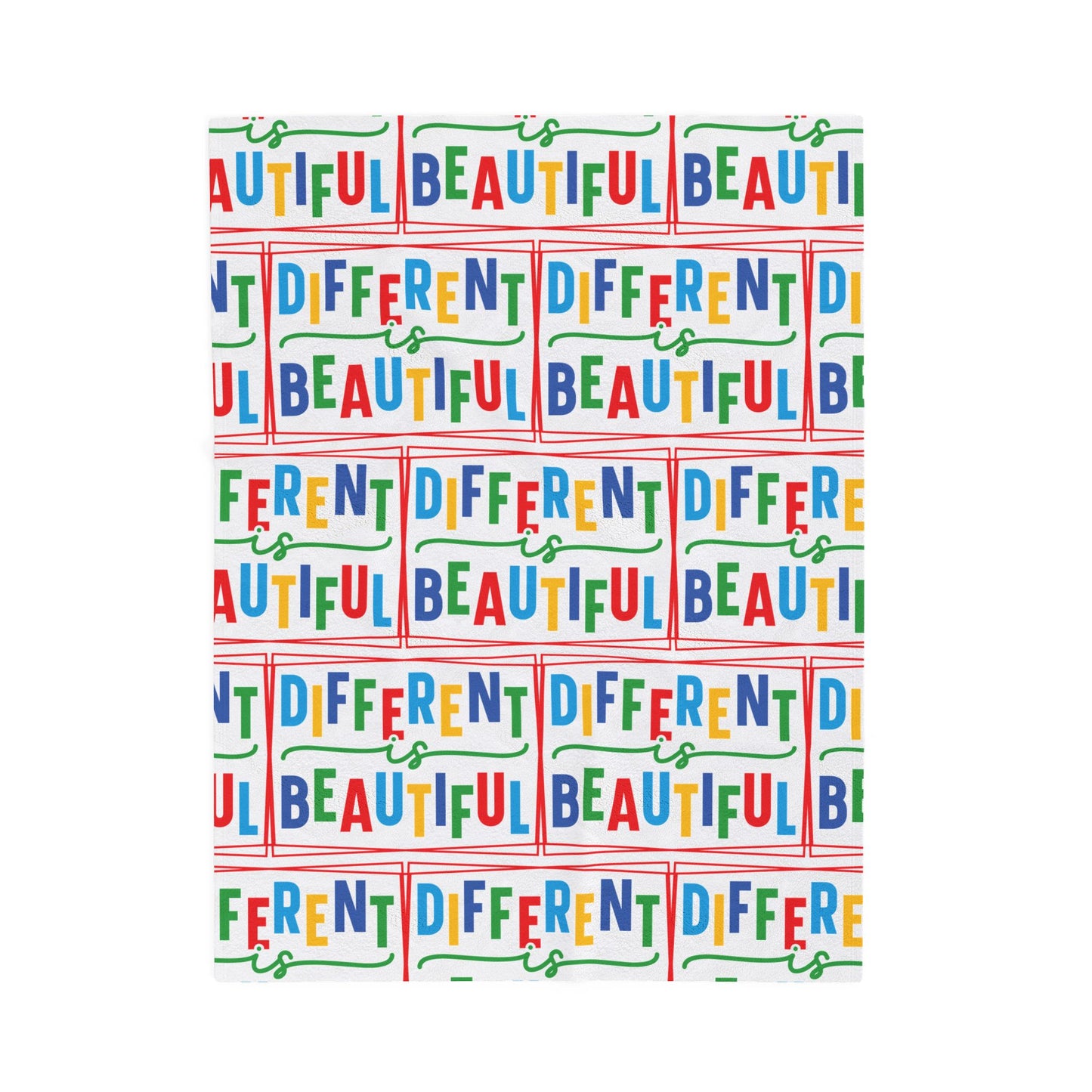 Different Is Beautiful Plush Blanket
